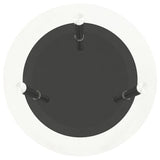 Vidaxl bijzettafel 2-laags 38 cm gehard glas transparant en zwart