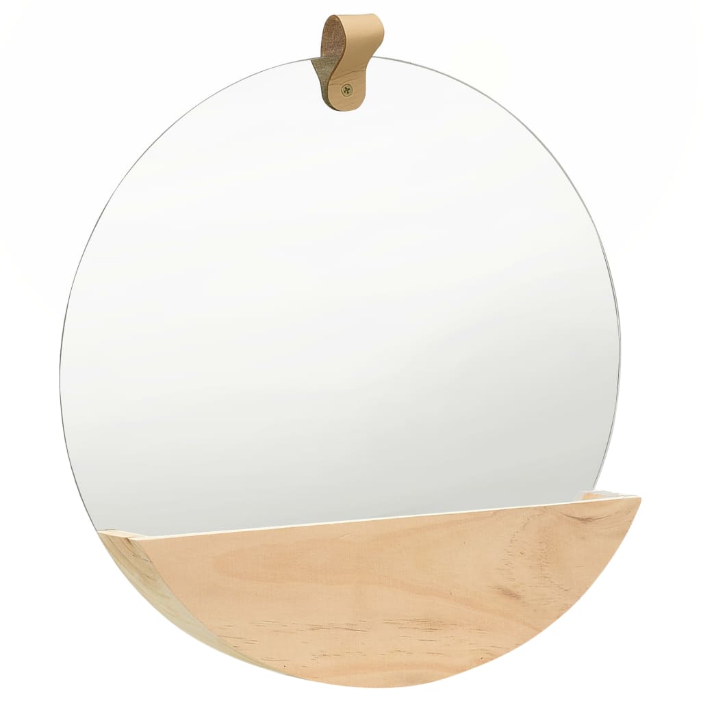 Miroir mural Vidaxl 35 cm Pine solide