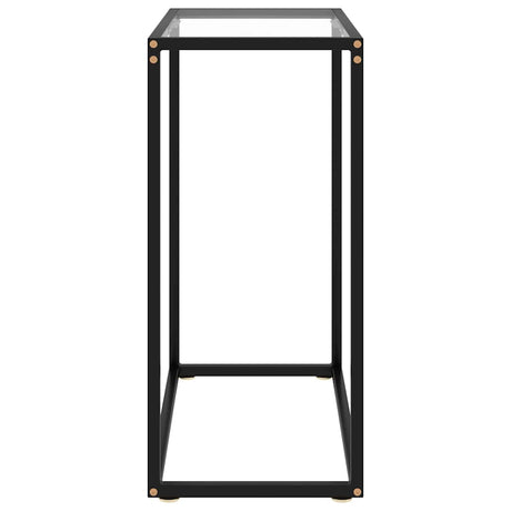 Vidaxl wandtafel 60x35x75 cm gehard glas transparant