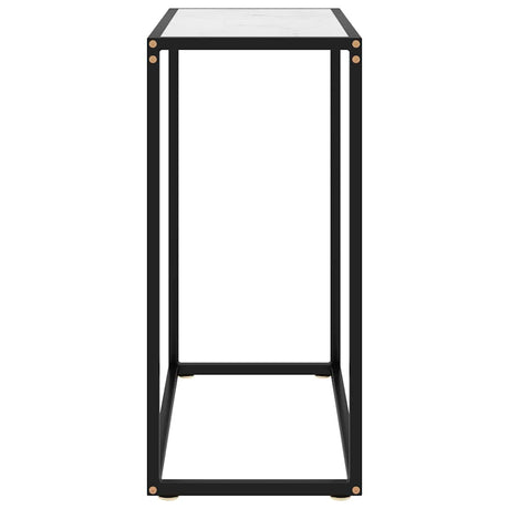Vidaxl wandtafel 60x35x75 cm gehard glas wit