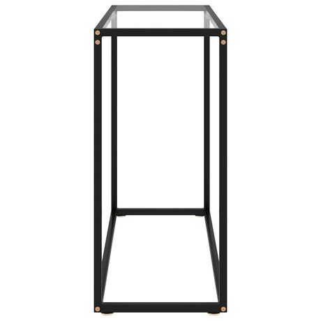 Vidaxl wandtafel 80x35x75 cm gehard glas transparant