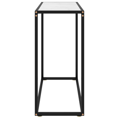 Vidaxl wandtafel 80x35x75 cm gehard glas wit