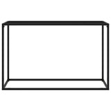 Vidaxl wandtafel 120x35x75 cm gehard glas zwart