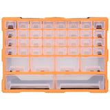 Organizador de Vidaxl con 38 cajones 52x16x37.5 cm