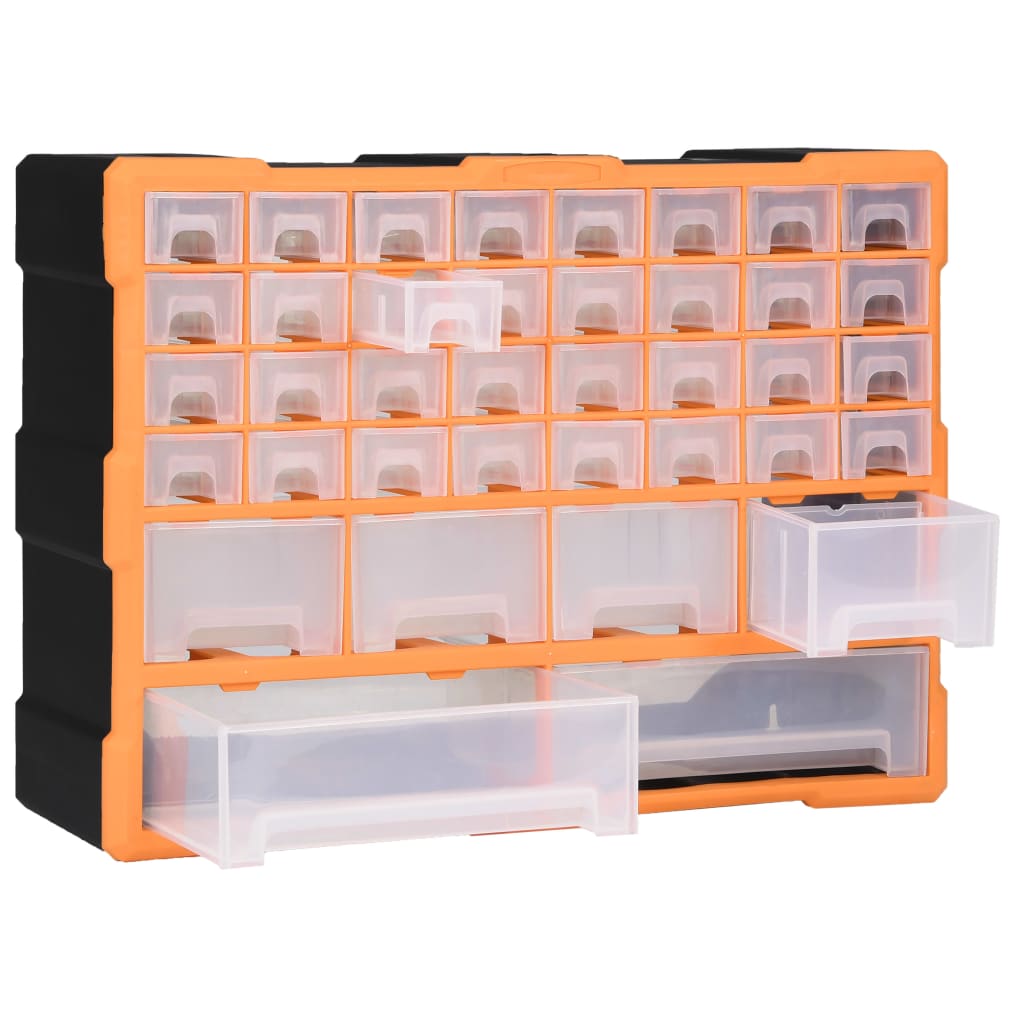 Vidaxl Organizer z 38 szufladami 52x16x37,5 cm