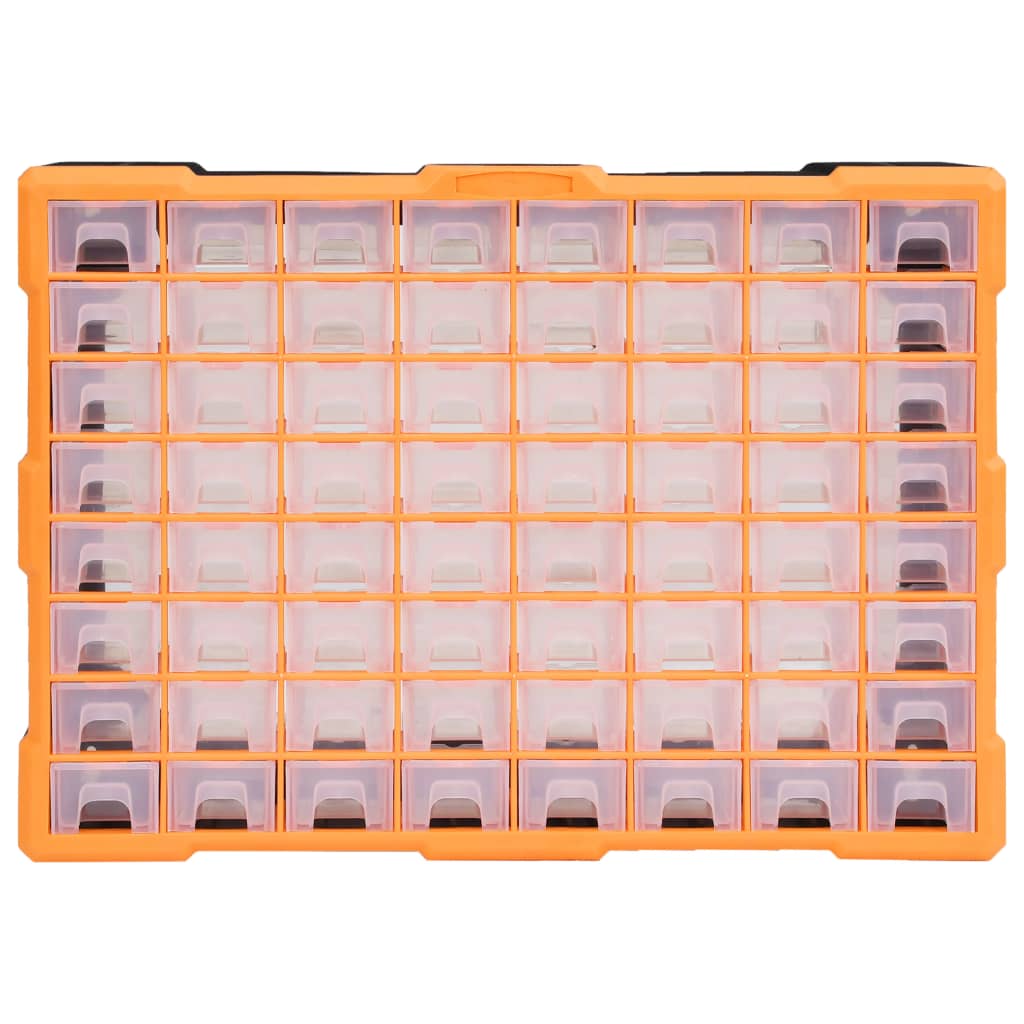 Organisateur de Vidaxl avec 64 tiroirs 52x16x37,5 cm