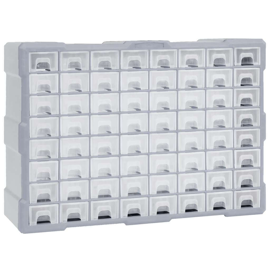 Organizzatore Vidaxl con 64 cassetti 52x16x37,5 cm