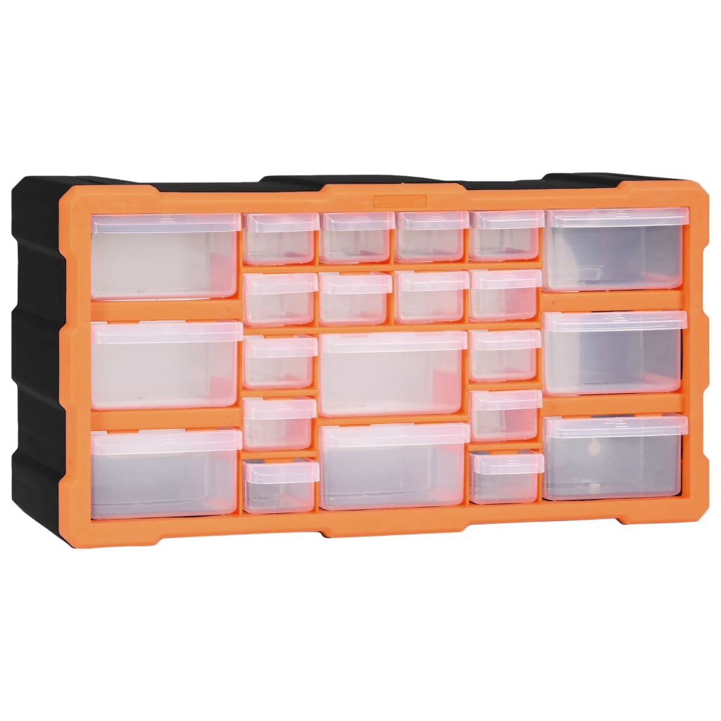 Organizador de Vidaxl con 22 cajones 49x16x25.5 cm