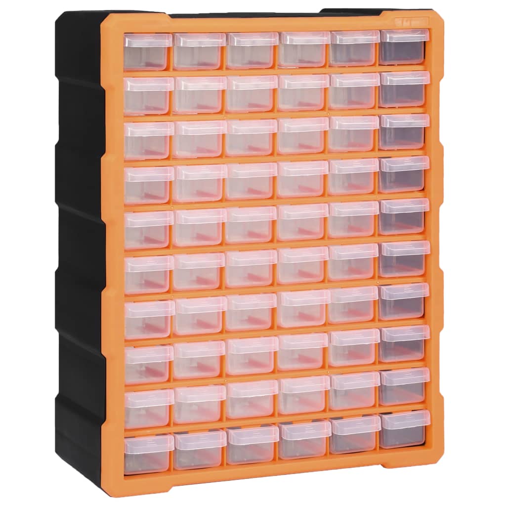 Vidaxl Organizer z 60 szufladami 38x16x47,5 cm