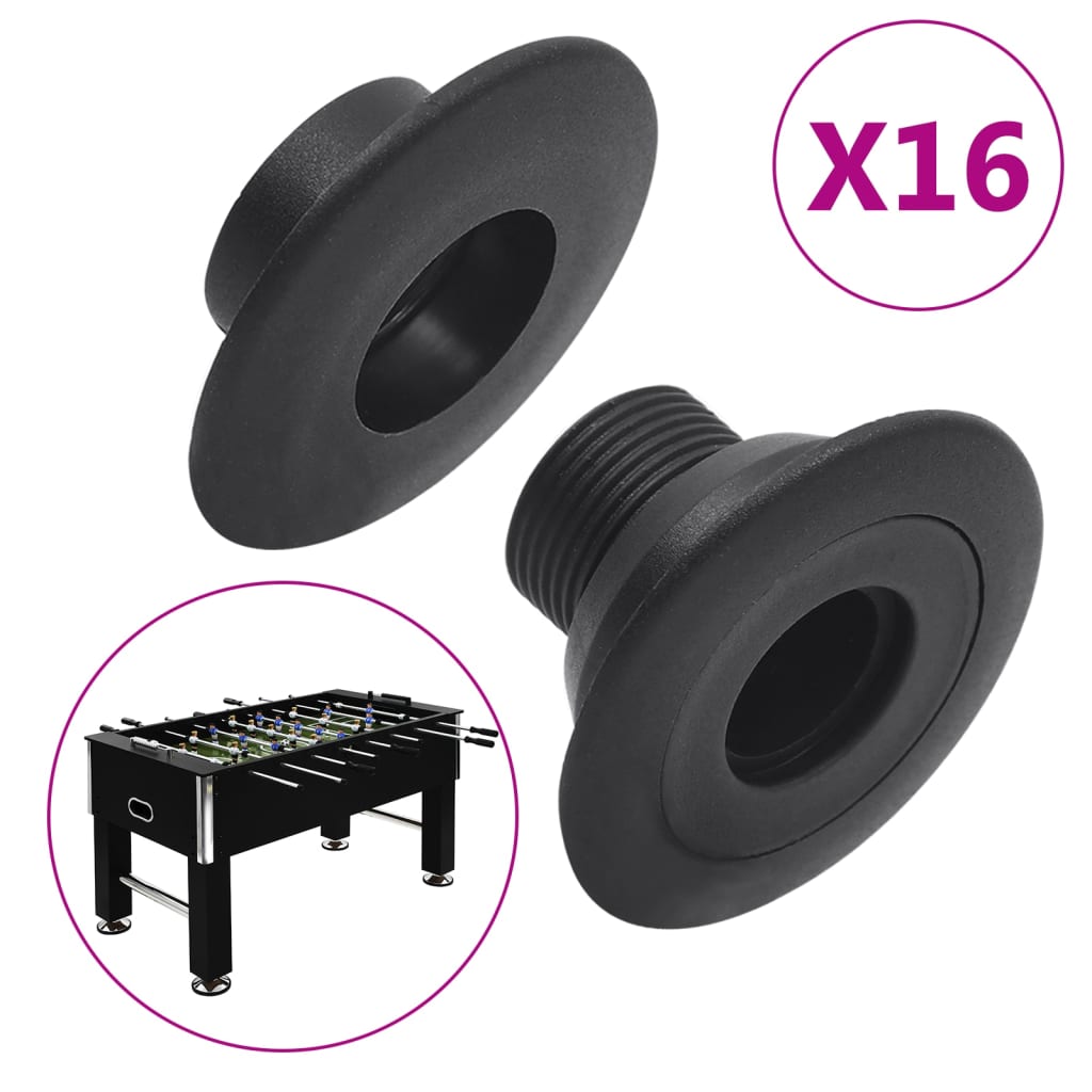 Vidaxl bearings for table football rod 16 st 15.9 16 mm