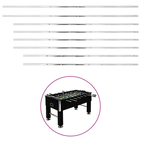 Vidaxl -Bars für Fußball Tabelle 8 St 15,9 mm