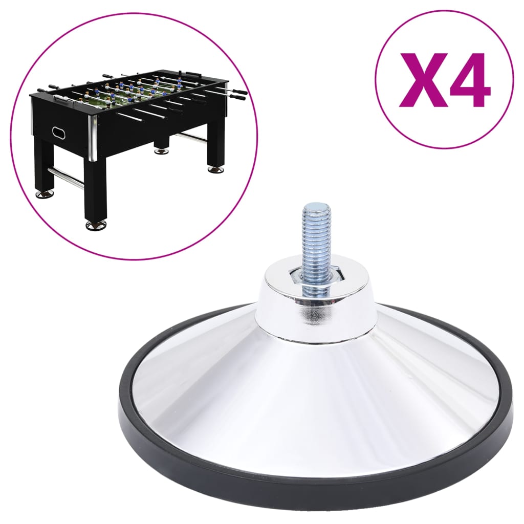 Vidaxl Football Table Beine 4 St Chrom M10