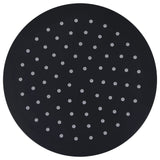 Vidaxl Rain Dochover Head round 20 cm in acciaio inossidabile nero