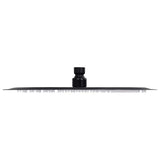 VidaXL Regenduschkopf rund 30 cm Edelstahl schwarz