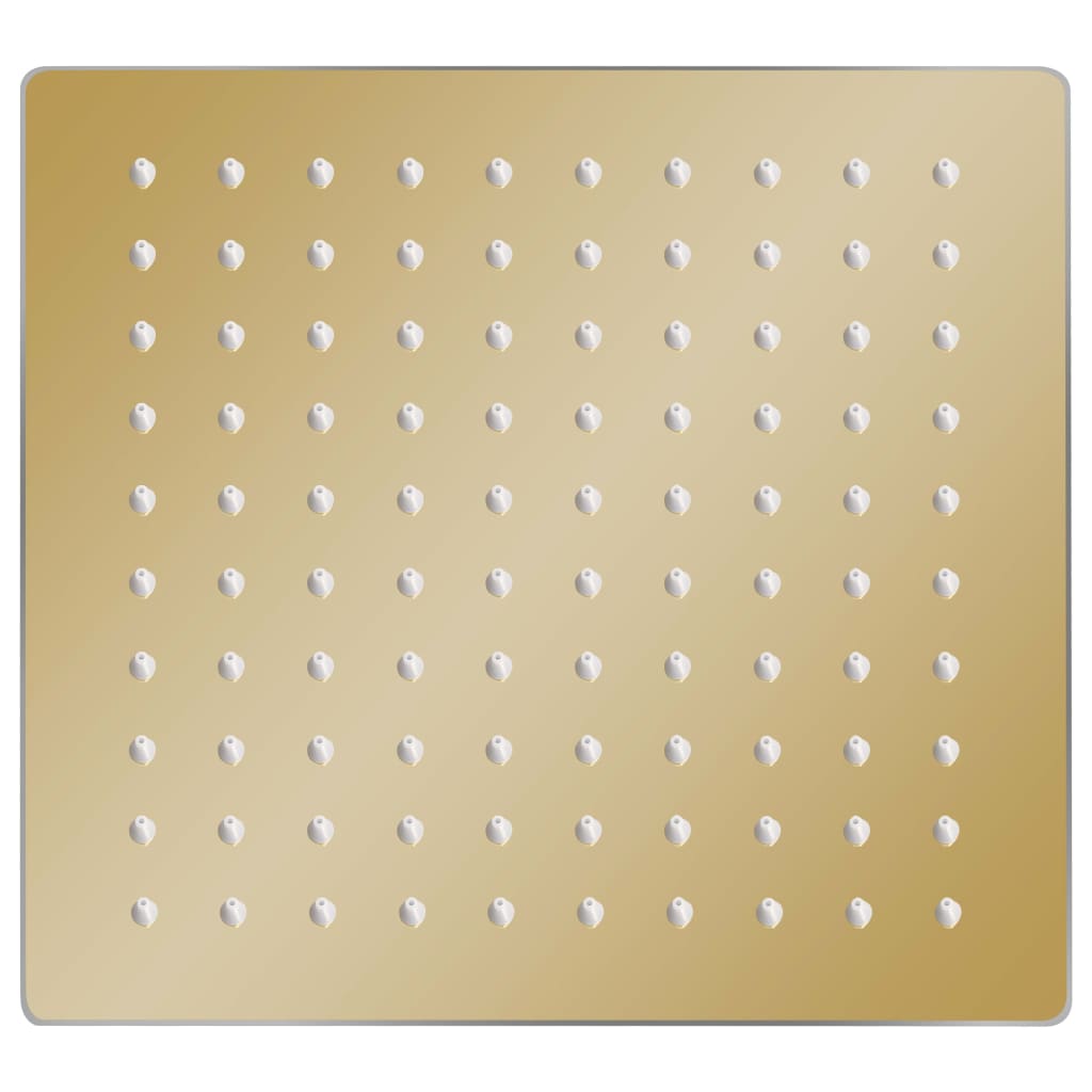 Vidaxl Reen Dusche Kapp Square 20X20 cm Edelfall Gold faarweg