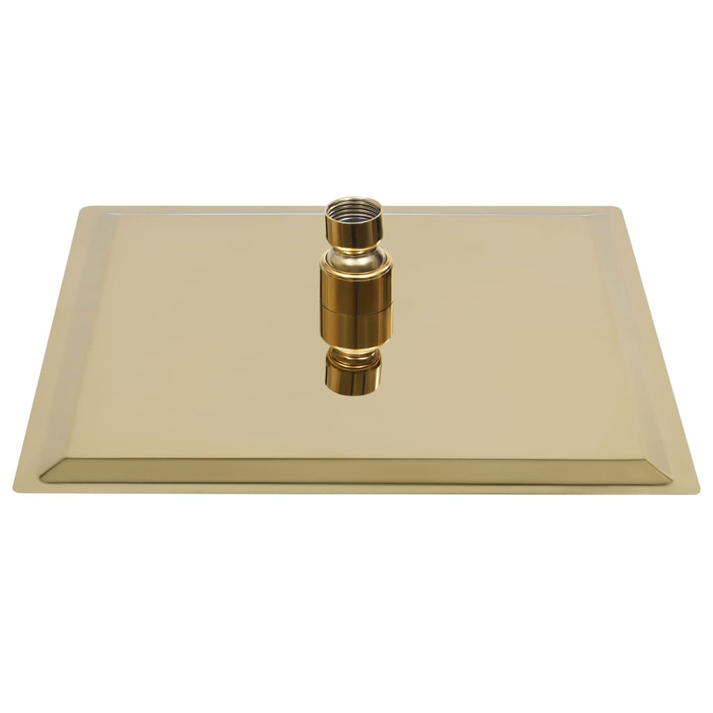 Vidaxl Reen Dusche Kapp Square 20X20 cm Edelfall Gold faarweg