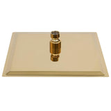 Vidaxl Reen Dusche Kapp Square 20X20 cm Edelfall Gold faarweg