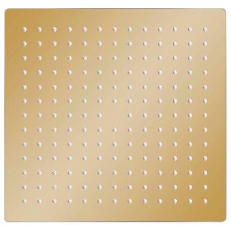 Vidaxl Regenduschkopf Quadrat 25x25 cm Edelstahl Gold gefärbt