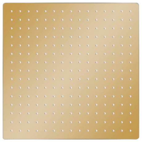 Vidaxl Regen Duschkopf Quadrat 40 x 40 cm Edelstahl Gold gefärbt