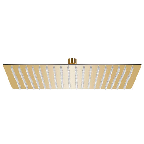 Vidaxl Regen Duschkopf Quadrat 50 x 50 cm Edelstahl Gold gefärbt