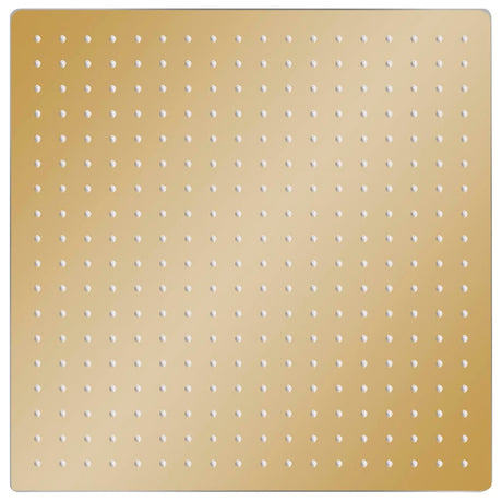 Vidaxl Regen Duschkopf Quadrat 50 x 50 cm Edelstahl Gold gefärbt