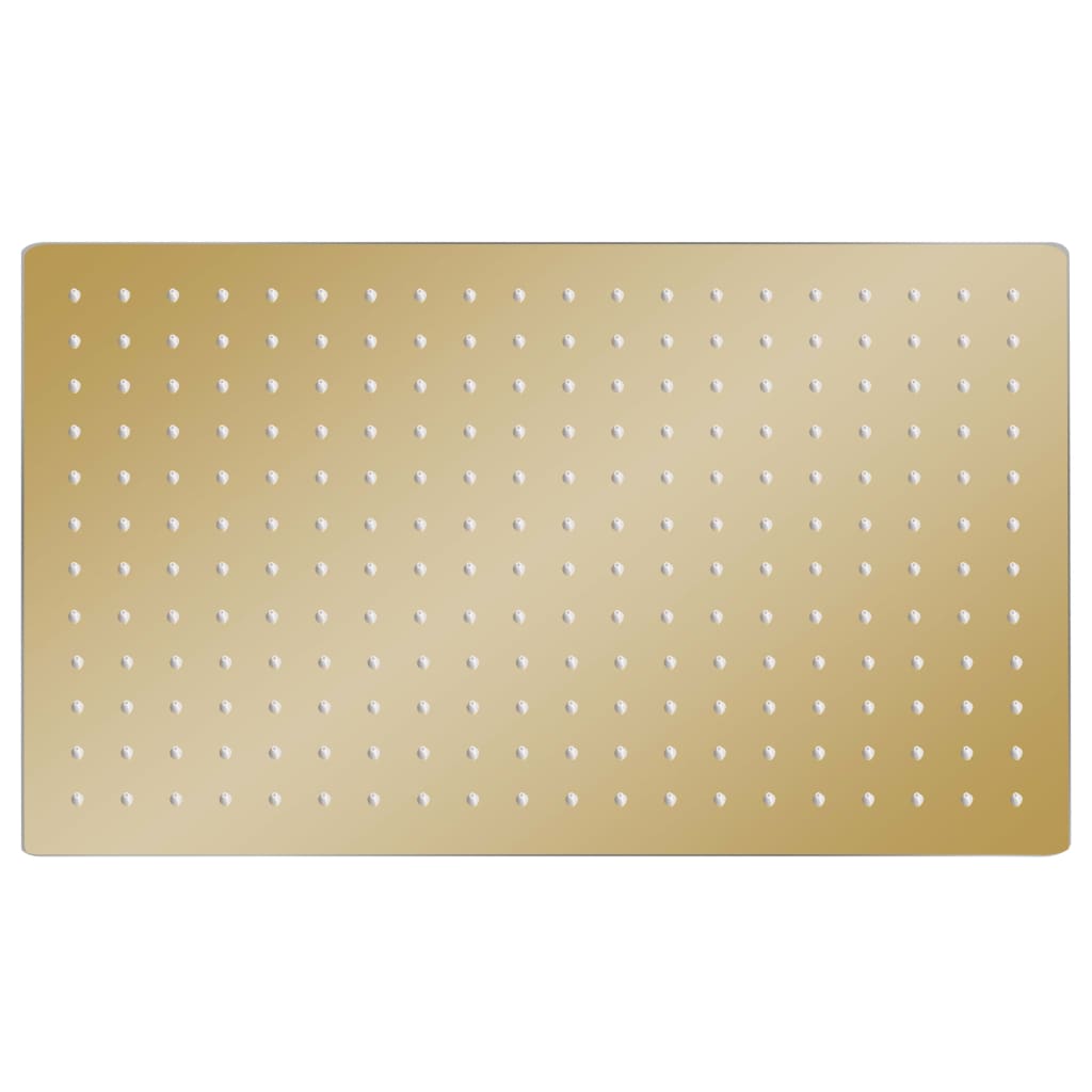 Vidaxl Reen Dusche Kapp rechteckent 50x30 cm Edelfalls Gold faarweg