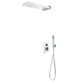 Vidaxl Shower system Stain -free steel 201 silver colored