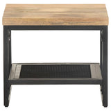 Vidaxl bijzettafel 40x40x35 cm massief mangohout