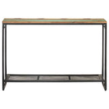 Vidaxl wandtafel 110x35x75 cm massief gerecycled hout