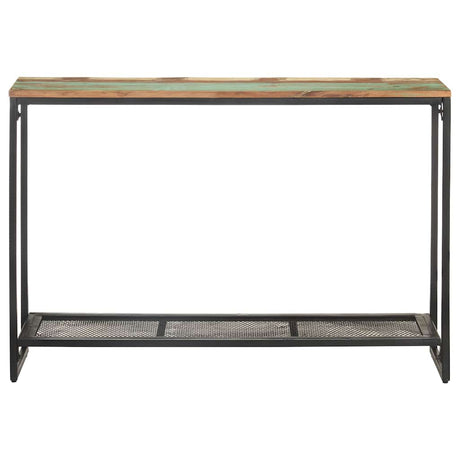 Vidaxl wandtafel 110x35x75 cm massief gerecycled hout