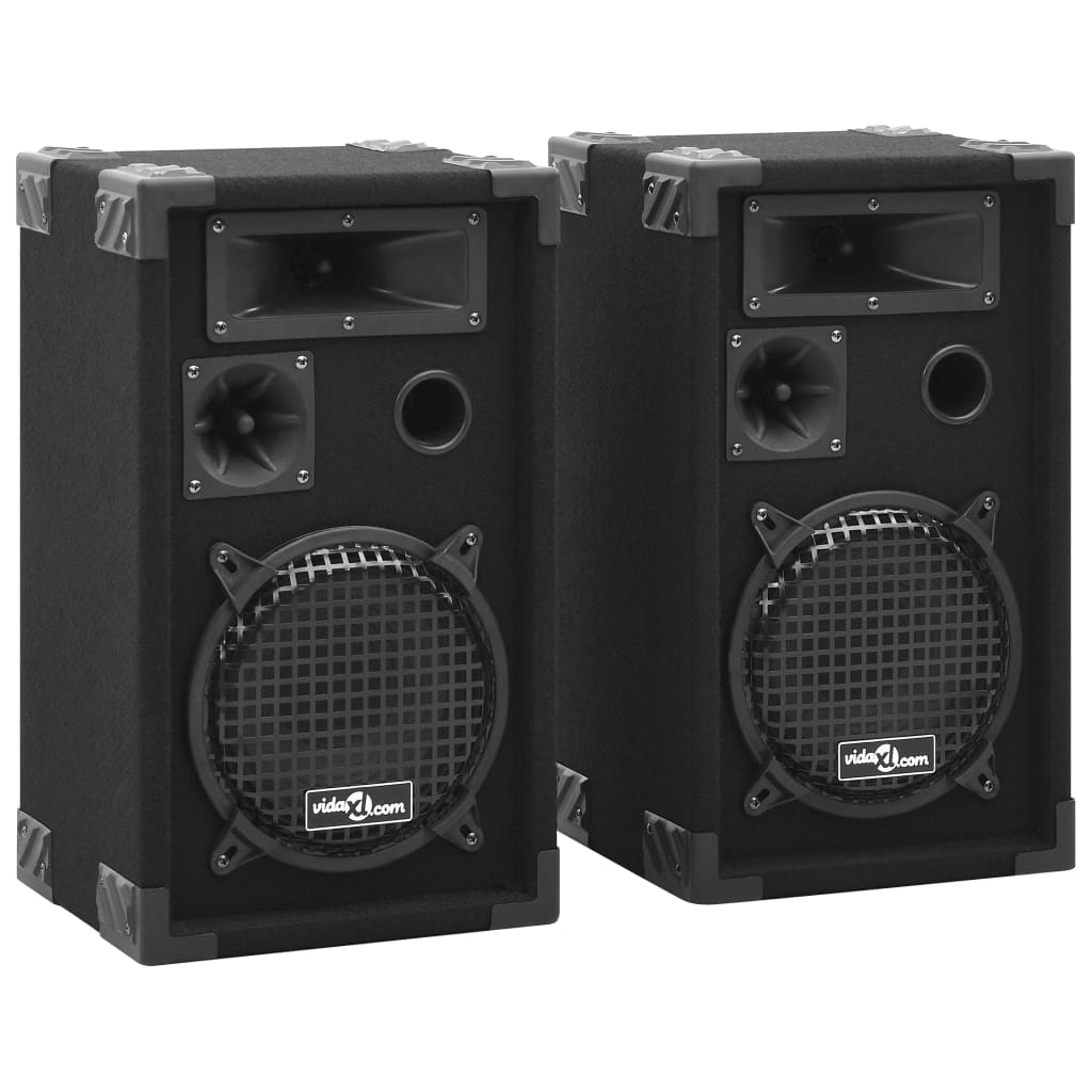 Vidaxl Hifi-Podium Speaker 2 St Passive Professional 800 W Nero