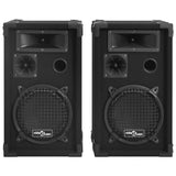 VidaXL HiFi-Podium speakers 2 St Passive Professional 800 W Black