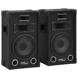 Vidaxl HiFi-Bühnenlautsprecher 2 Stück passiv professionell 800 W schwarz