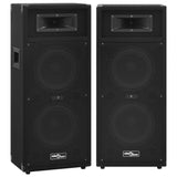 Vidaxl HiFi-Podium speakers 2 ST Passive Professional 1000 W Black