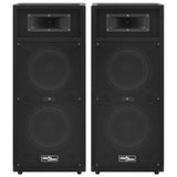 Vidaxl HiFi-Podium-Lautsprecher 2 St passive Profi 1000 W Schwarz