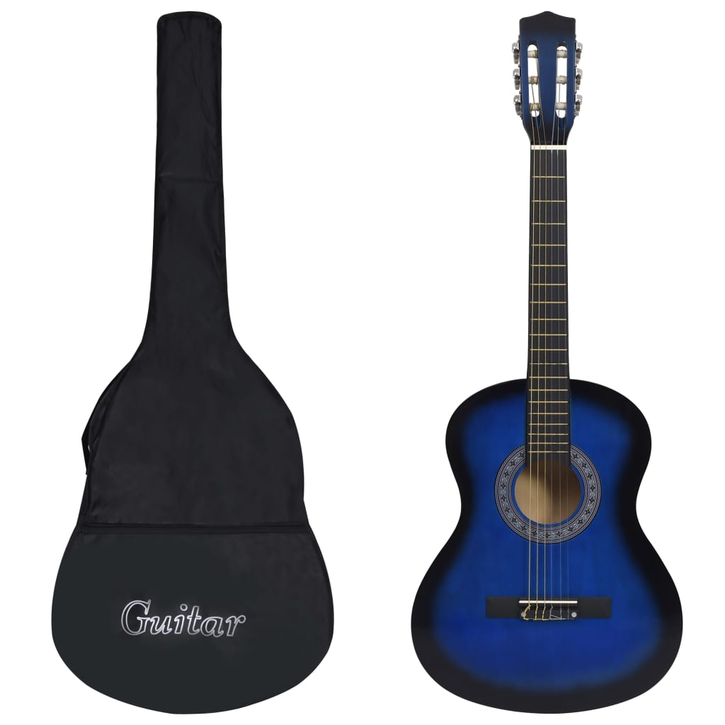 Vidaxl Guitar Classic začátečník s TAS 3 4 36 Blue