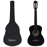 Vidaxl Guitar Classic Beginner With Tas 3 4 36 Black