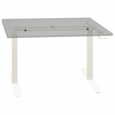 Vidaxl zit-stabureauframe met slinger handmatig wit