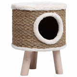 Vidaxl kattenhuis avec des jambes en bois 41 cm