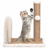 Vidaxl Cat Scratching Post med penselbåge och skrapstolpe