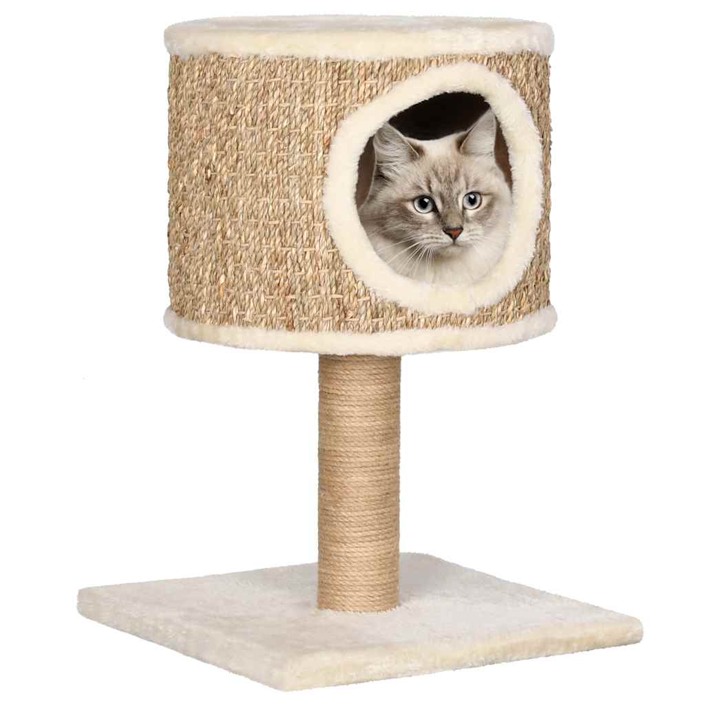 Vidaxl Cat Furniture con casa e graffi post da 52 cm Seagrass