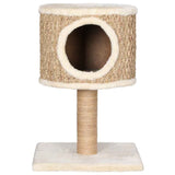 Vidaxl Cat Furniture con casa e graffi post da 52 cm Seagrass