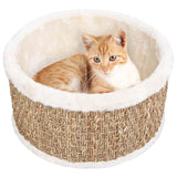 Vidaxl Cat Basket omkring 36 cm havgræs