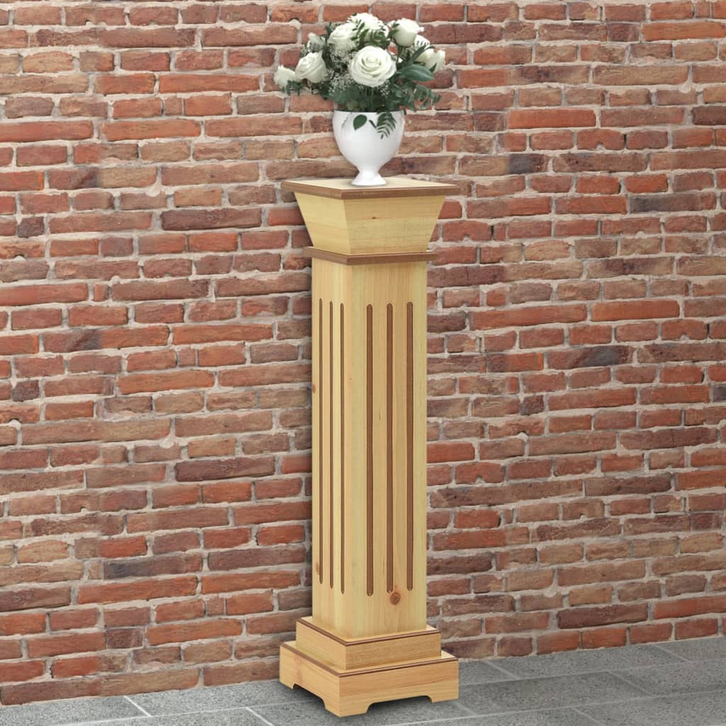 Vidaxl Plant Standard Classic Colonna Square 17x17x66 cm MDF Wood