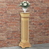 Vidaxl Plant Standard Classic Colonna Square 17x17x66 cm MDF Wood