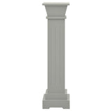 Vidaxl Plant Standard Classic Column Square Square 17x17x66 cm mdf šedá