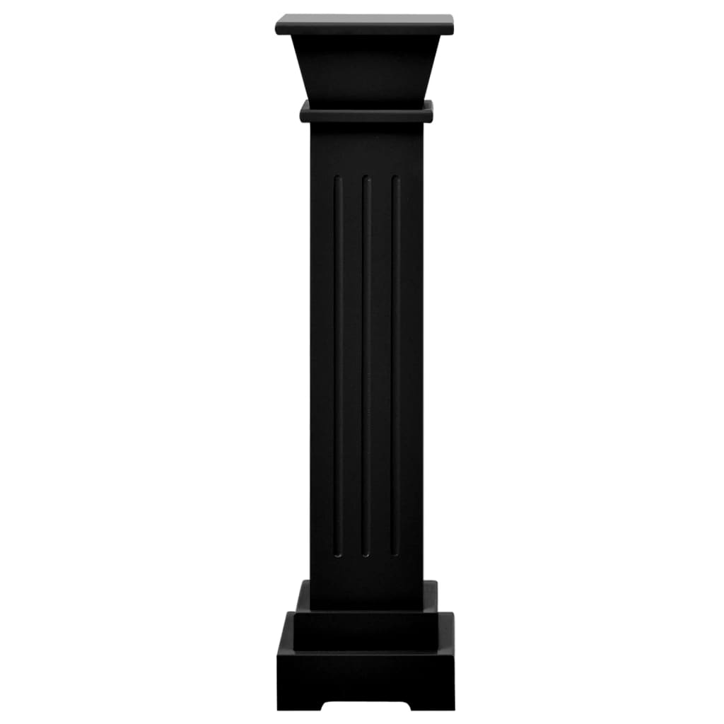 Vidaxl Plant Standard Classic column Square 17x17x66 cm MDF Black