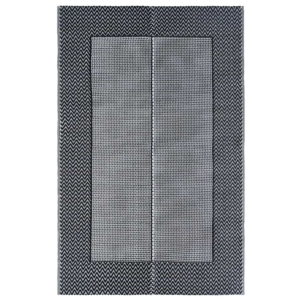 Vidaxl außerhalb des Teppichs Arakil 160x230 cm pp grau