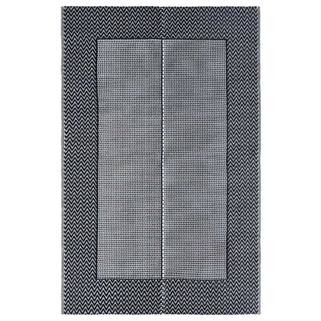 Vidaxl außerhalb des Teppichs Arakil 190x290 cm pp grau