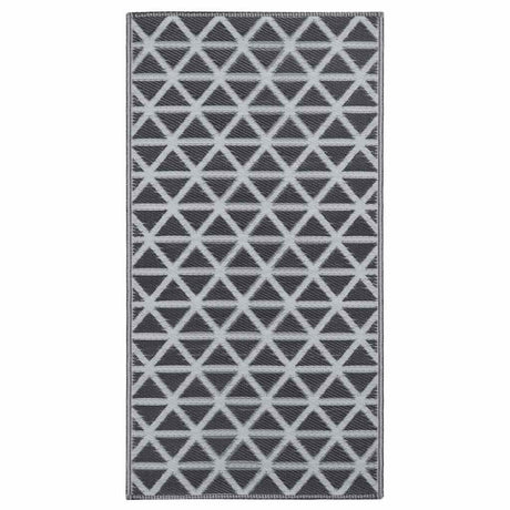 Vidaxl außerhalb des Teppichs Arakil 80x150 cm pp schwarz